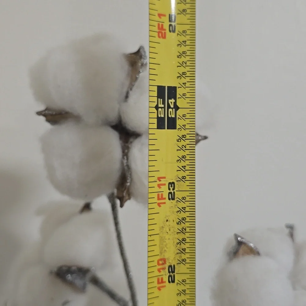 Rustic Cotton Tree with Burlap Base